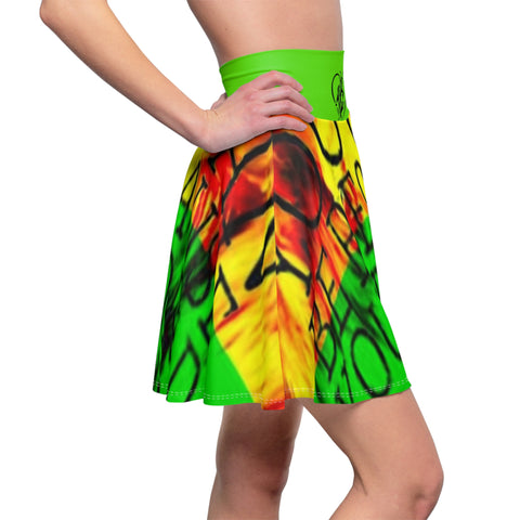 Women's  HIP HOP ART Skater Skirt (AOP)