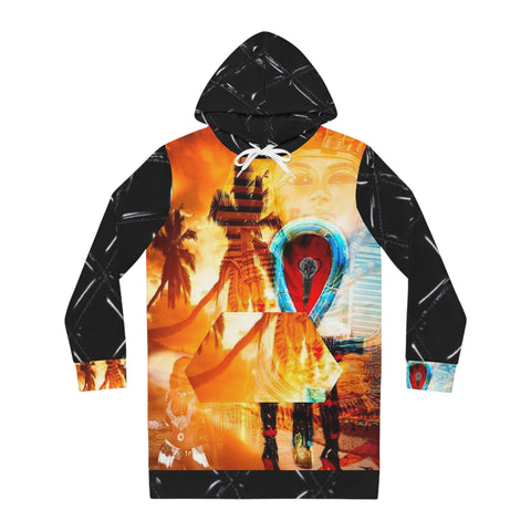 Women's HIP HOP ART Hoodie Dress (AOP)