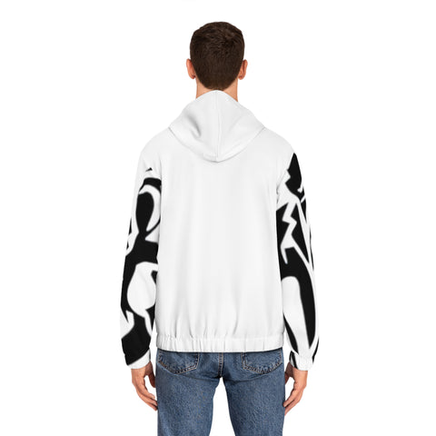 Men's Full-Zip  HIP HOP ART Hoodie (AOP)