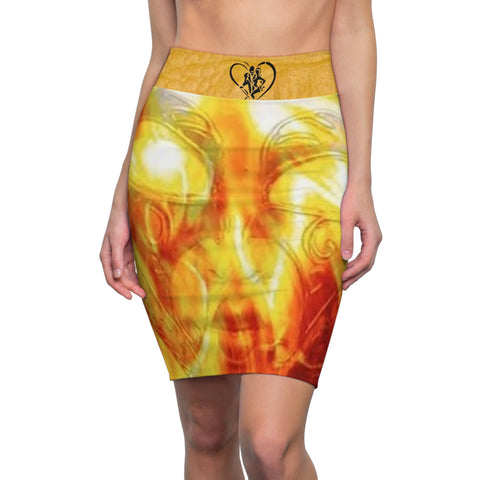 Women's HIP HOP ART Pencil Skirt (AOP)