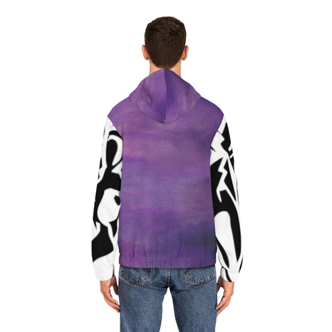 Men's Full-Zip  HIP HOP ART  Hoodie (AOP)