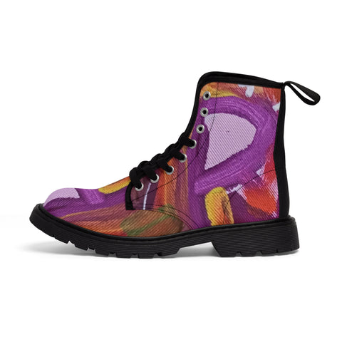 Men's Canvas HIP HOP ART Boots