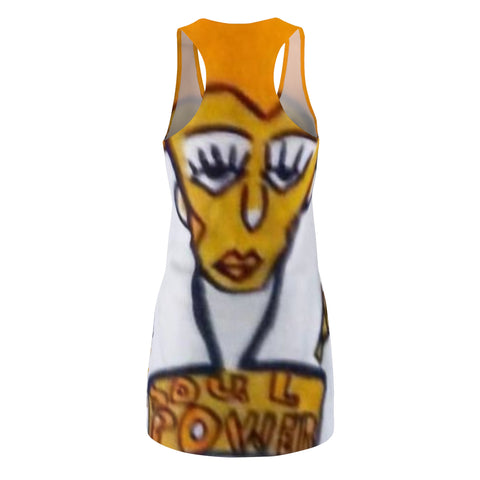 Women's Cut & Sew HIP HOP ART Racerback Dress (AOP)