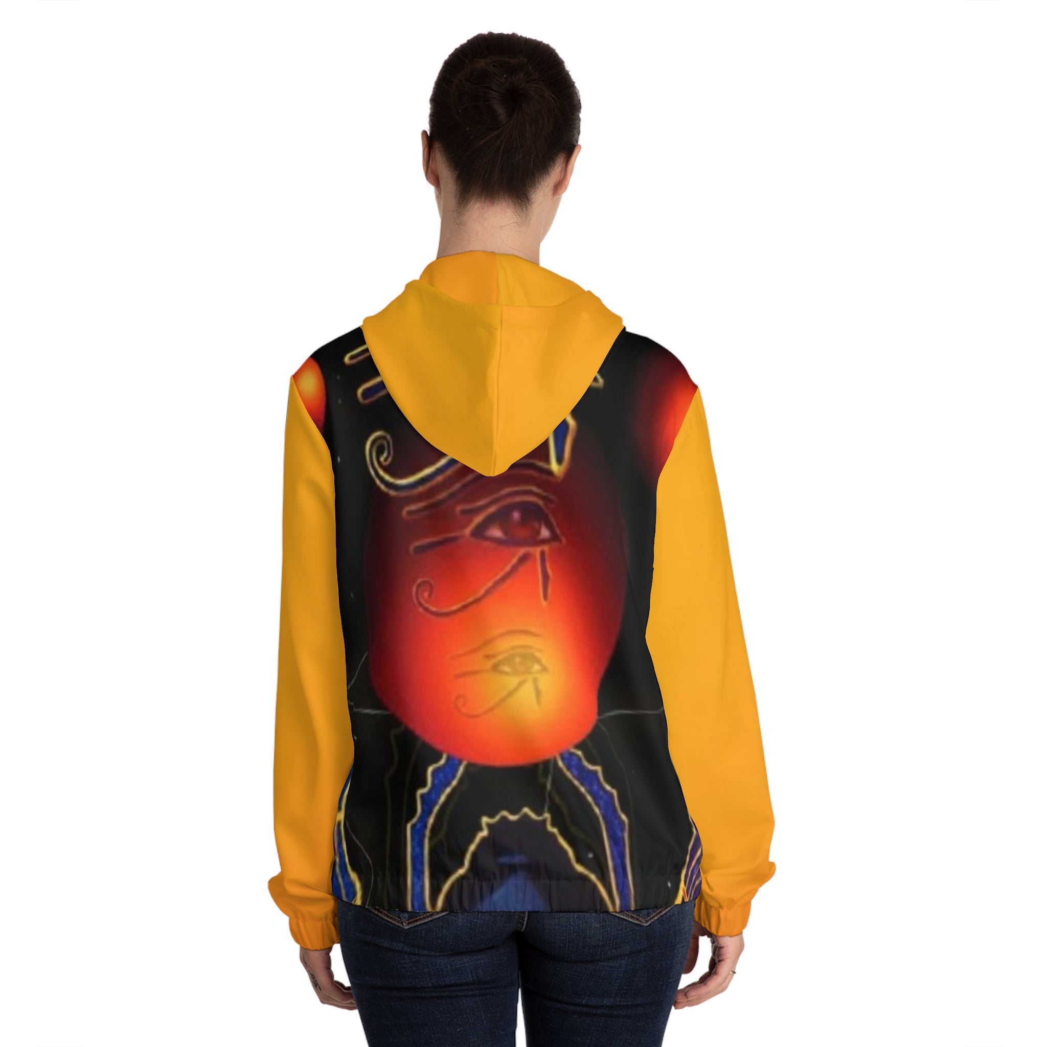 Women’s Full-Zip HIP HOP ART Hoodie (AOP)