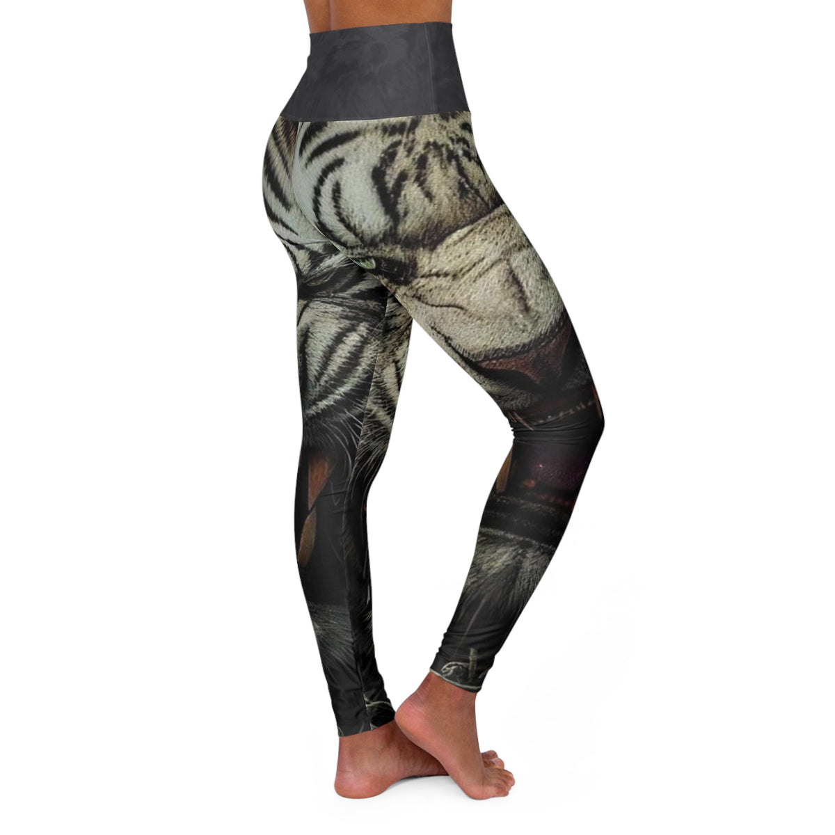 High Waisted  HIP HOP ART  Yoga Leggings (AOP)