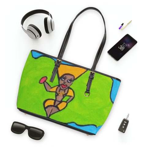 PU Leather  HIP HOP ART Shoulder Bag