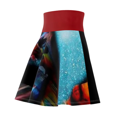 Women's  HIP HOP ART Skater Skirt (AOP)