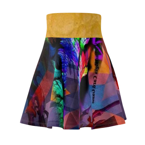 Women's  HIP HOP ART Skater Skirt (AOP)