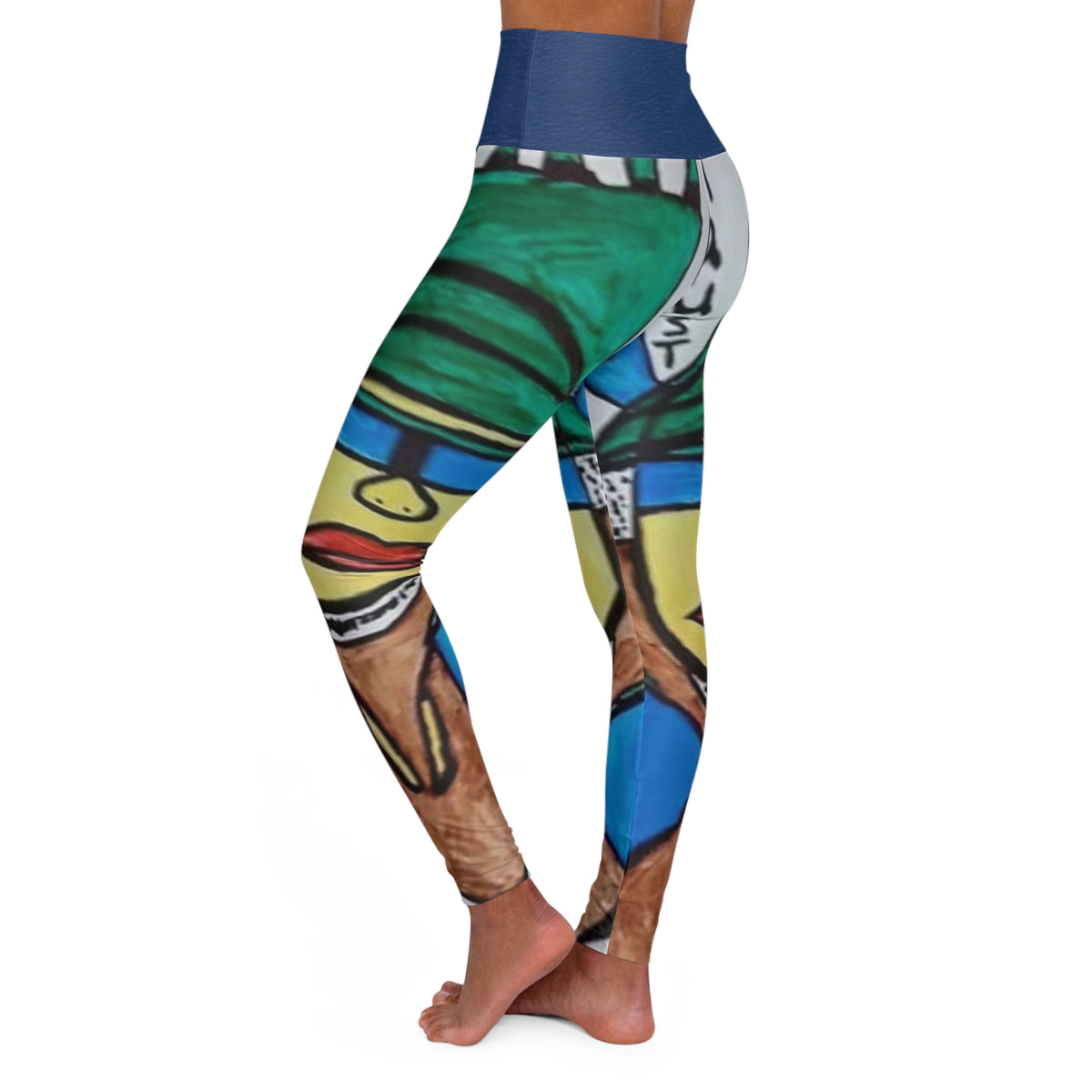 High Waisted HIP HOP ART Yoga Leggings (AOP)