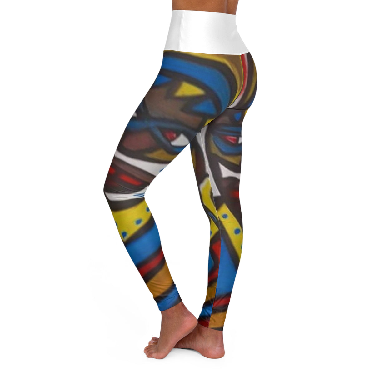 High Waisted HIP HOP ART Yoga Leggings (AOP)