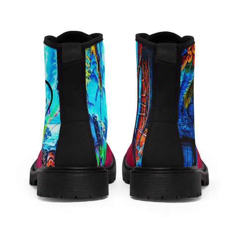 Men's Canvas  HIP HOP ART Boots