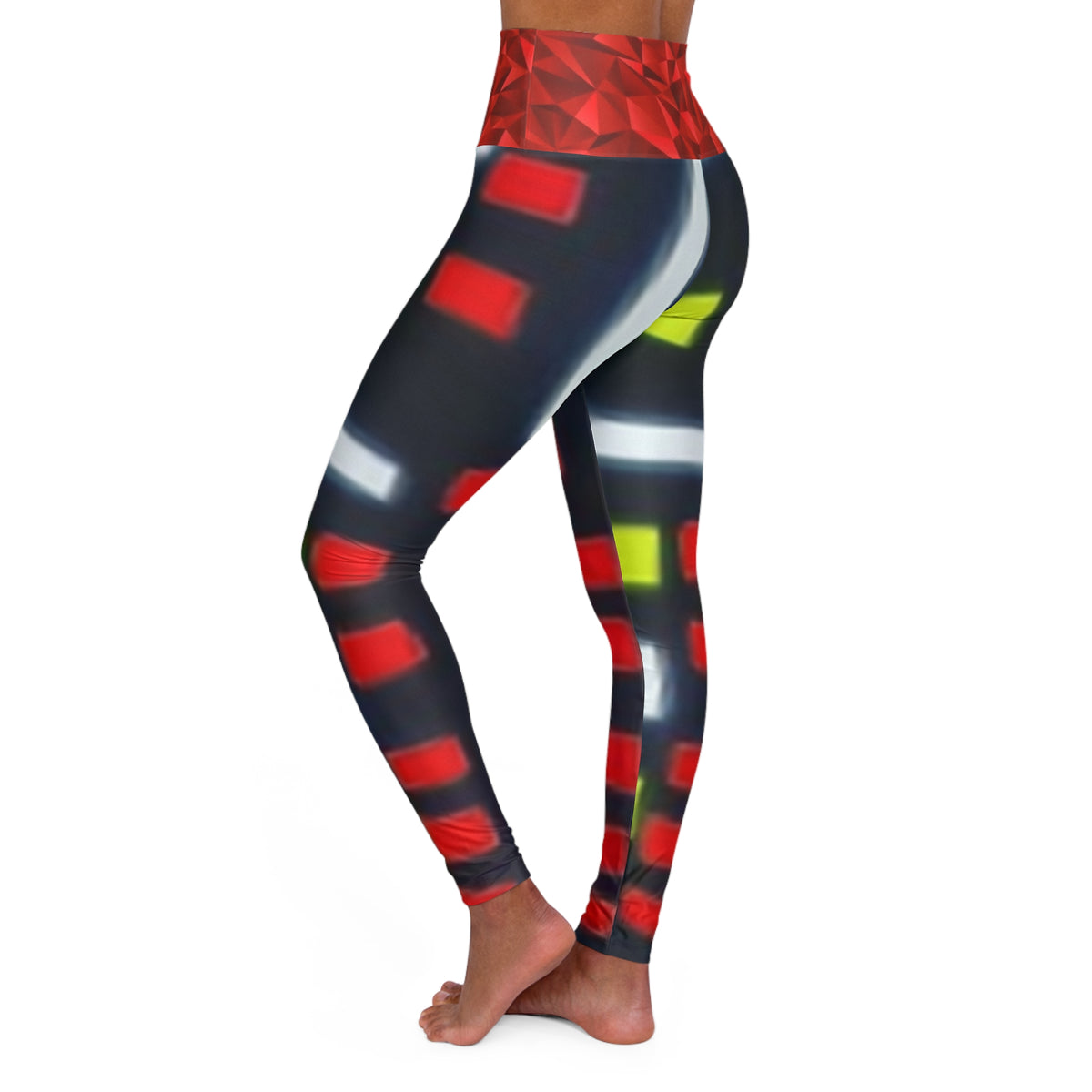 High Waisted  HIP HOP ART Yoga Leggings (AOP)