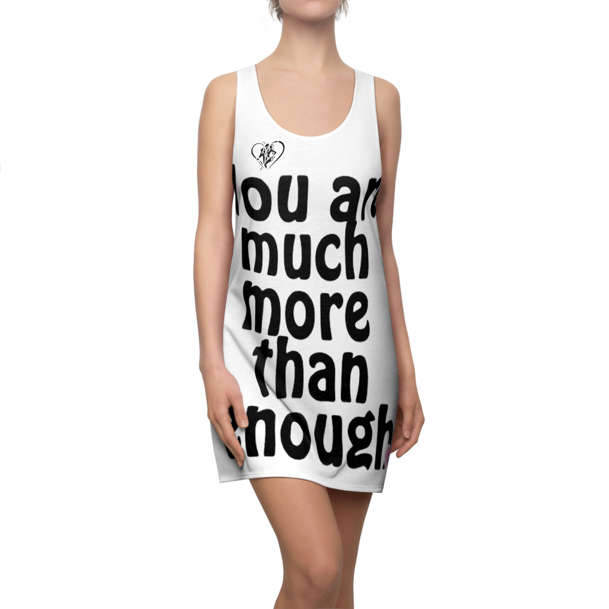 Women's Cut & Sew  HIP HOP ART Racerback Dress (AOP)