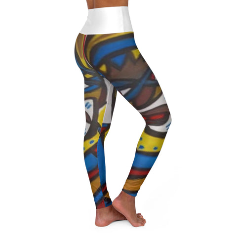 High Waisted HIP HOP ART Yoga Leggings (AOP)