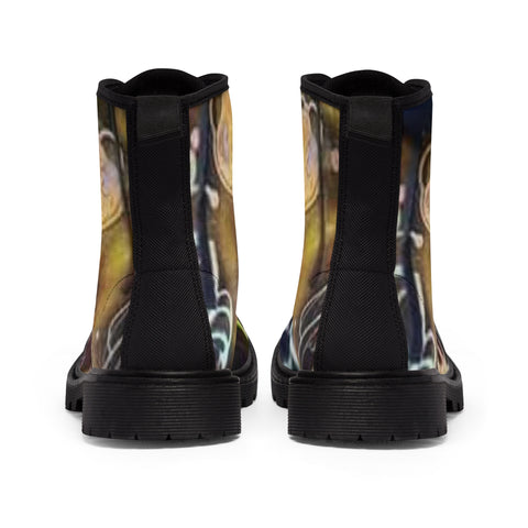 Men's  HIP HOP ART Canvas Boots