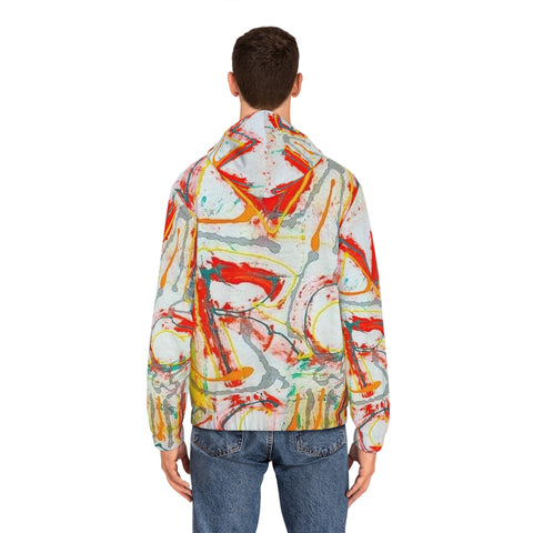 Men's Full-Zip  HIP HOP ART Hoodie (AOP)