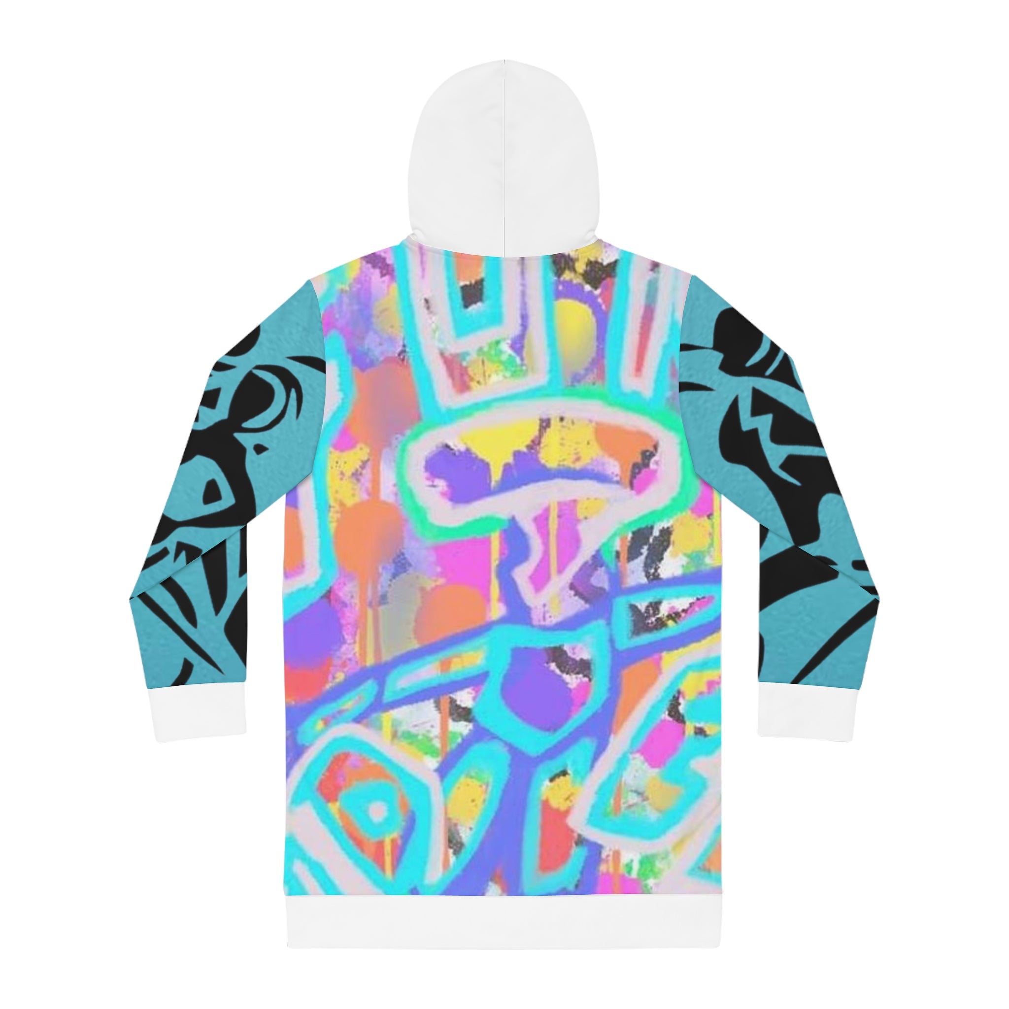 Women's HIP HOP ART Hoodie Dress (AOP)