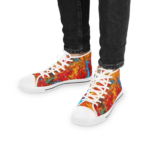 Men's High Top HIP HOP ART  Sneakers