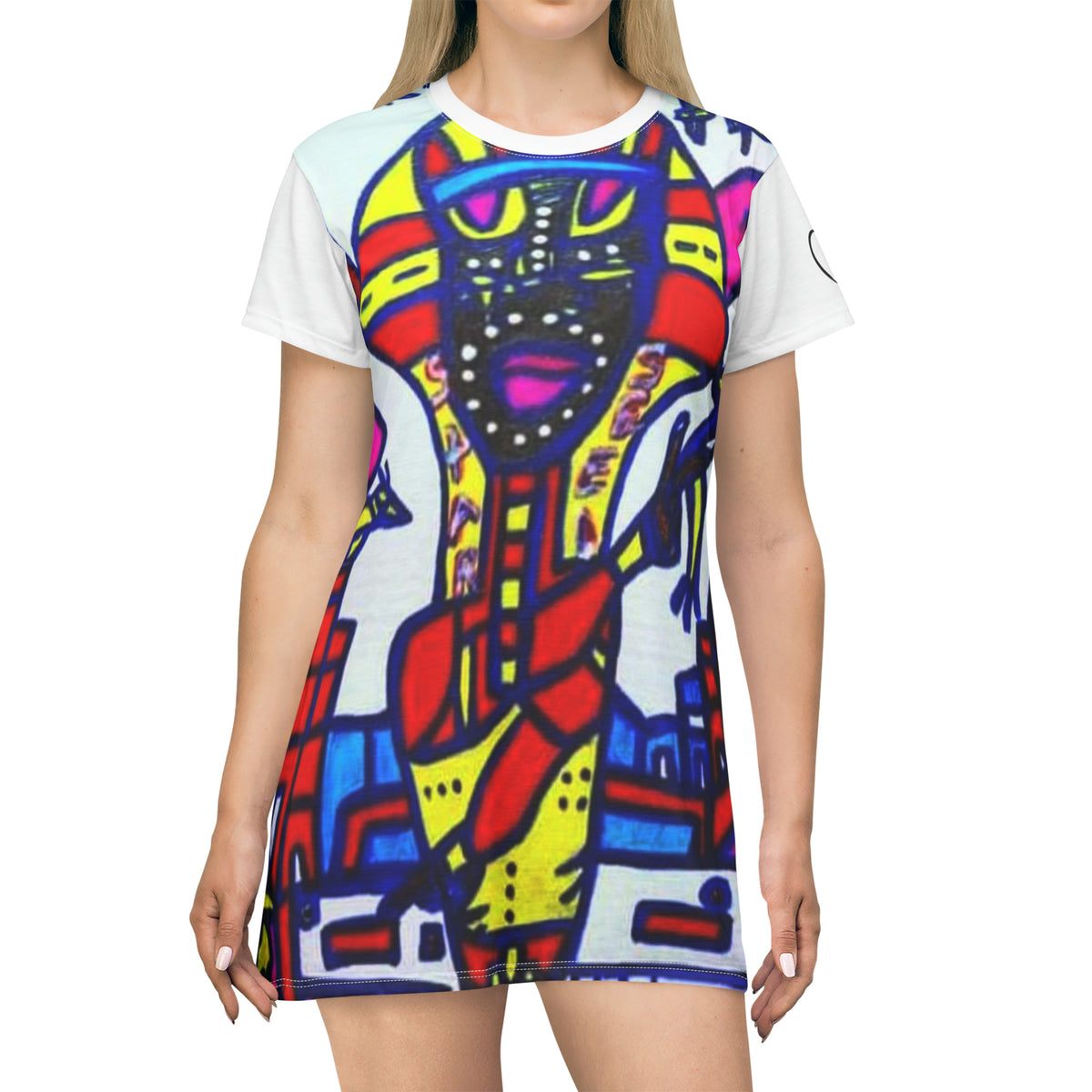 HIP HOP ART T-Shirt Dress (AOP)