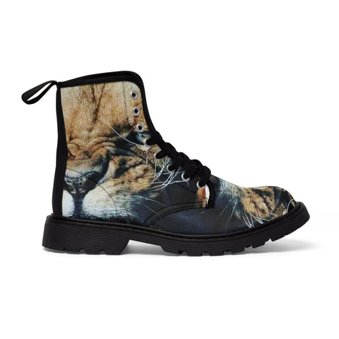 Men's  HIP HOP ART Canvas Boots