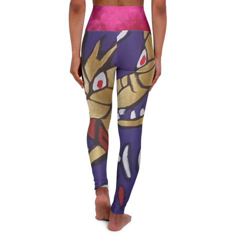 High Waisted  HIP HOP ART Yoga Leggings (AOP)