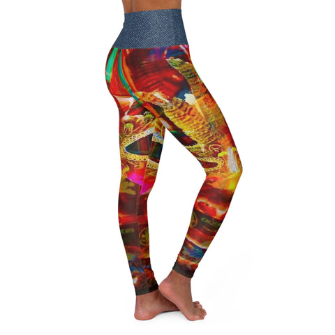 High Waisted HIP HOP ART Yoga Leggings (AOP)