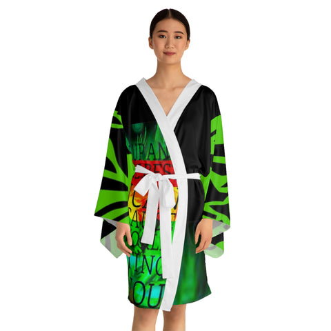 Long Sleeve HIP HOP ART Kimono Robe (AOP)