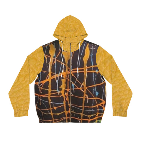 Men's Full-Zip  HIP HOP ART Hoodie (AOP)