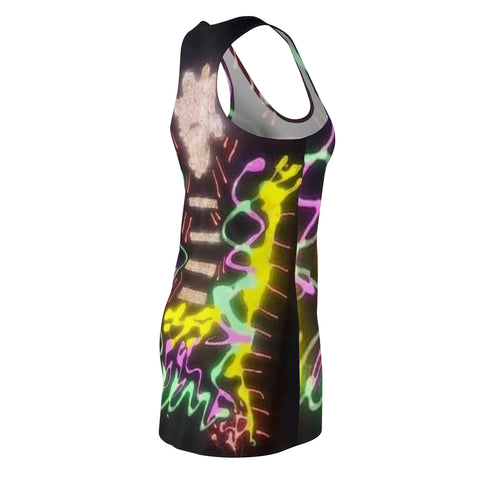 Women's Cut & Sew HIP HOP ART  Racerback Dress (AOP)