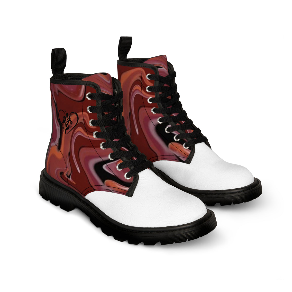 Men's Canvas HIP HOP ART  Boots