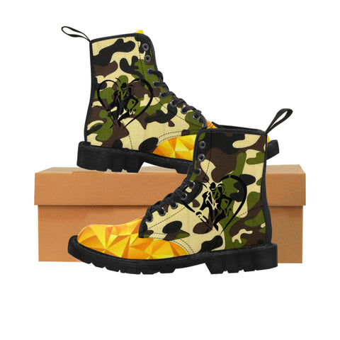 Men's Canvas  HIP HOP ART Boots