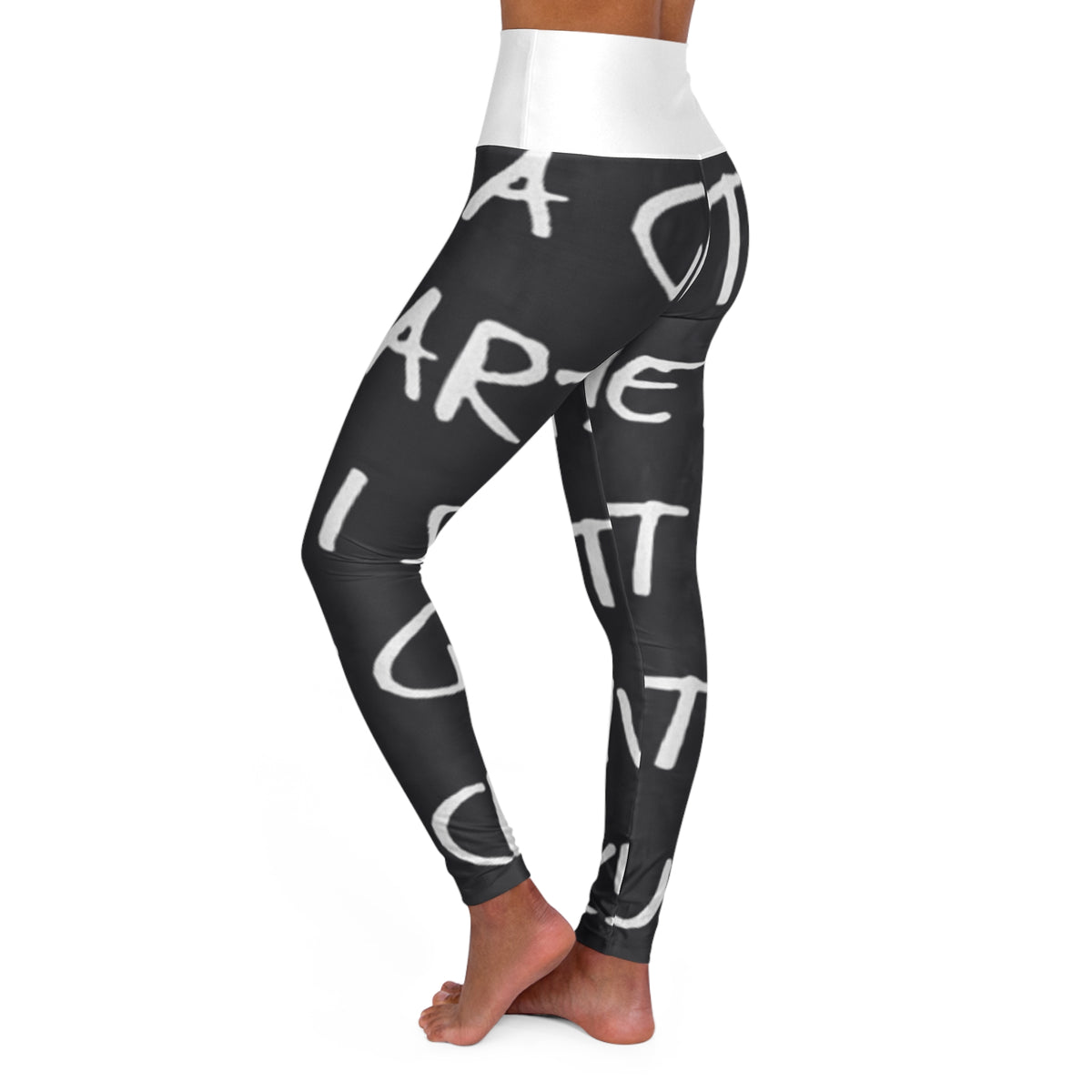 High Waisted HIP HOP ART Yoga Leggings (AOP)