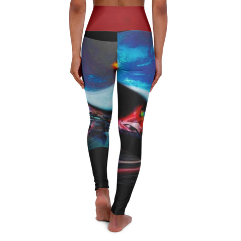 High Waisted HIP HOP ART Yoga Leggings (AOP)