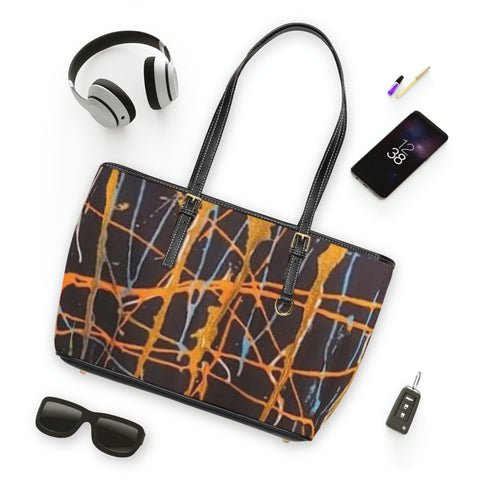 PU Leather HIP HOP ART Shoulder Bag