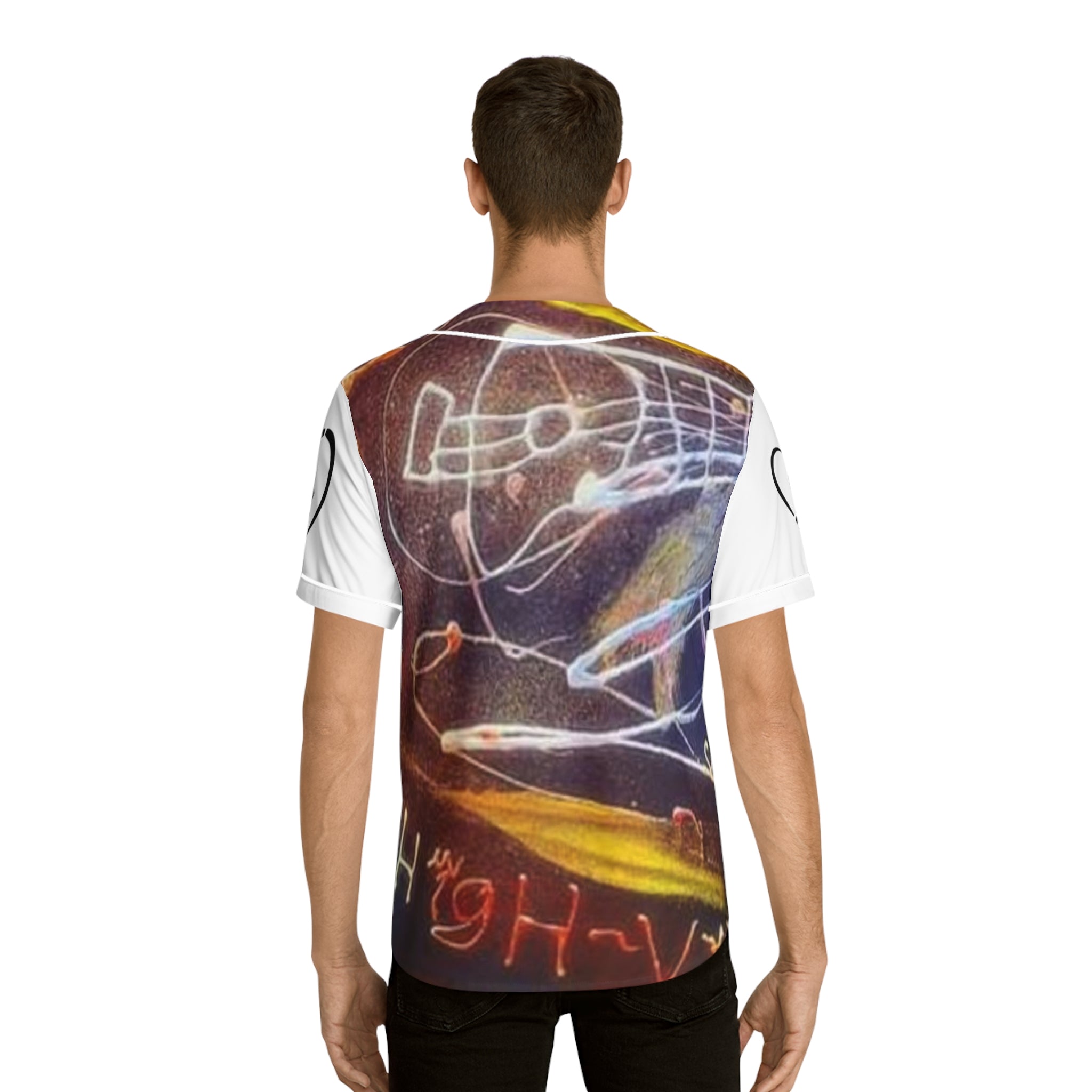 Men's HIP HOP ART Baseball Jersey (AOP)