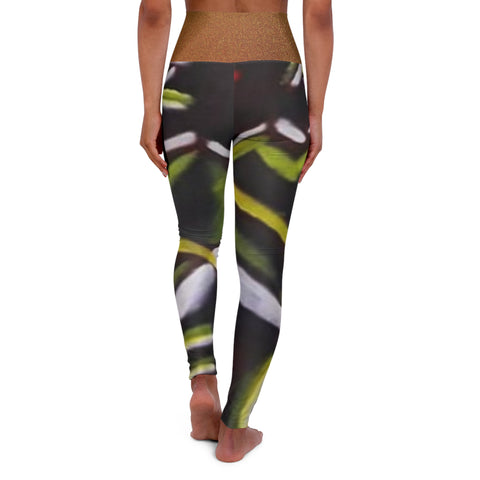 High Waisted  HIP HOP ART Yoga Leggings (AOP)