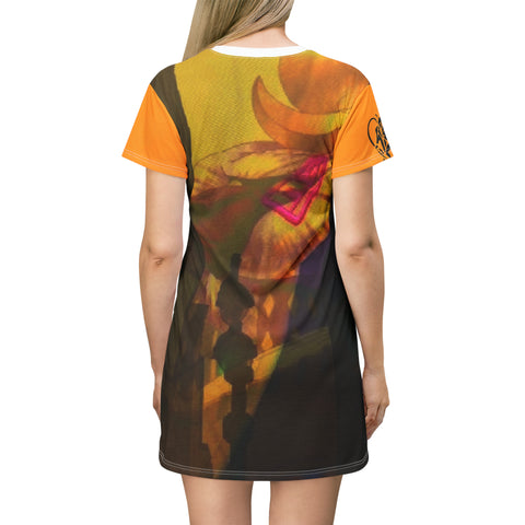 HIP HOP ART T-Shirt Dress (AOP)