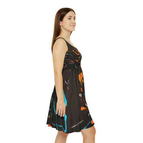 Women's HIP HOP ART Skater Dress (AOP)