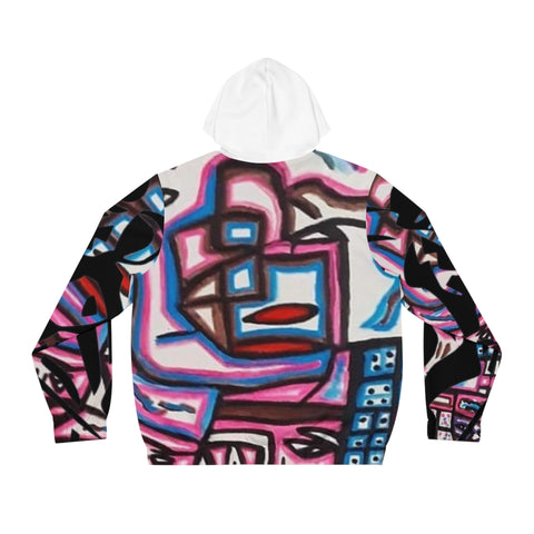 Men's Full-Zip  HIP HOP ART Hoodie (AOP)