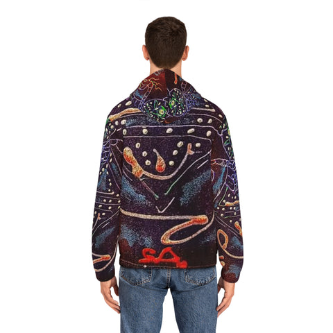 Men's Full-Zip  HIP HOP ART Hoodie (AOP)