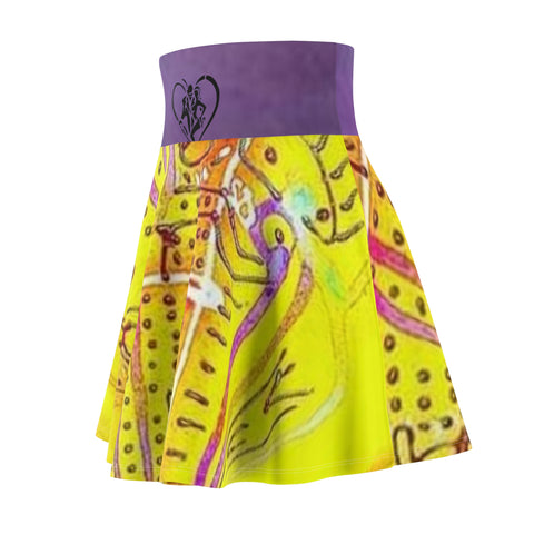 Women's  HIP HOP ART Skater Skirt (AOP)