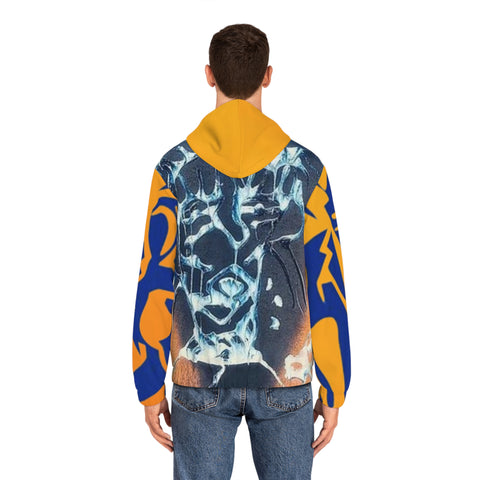 Men's Full-Zip  HIP HOP ART Hoodie (AOP)