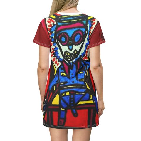 HIP HOP ART  T-Shirt Dress (AOP)