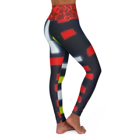 High Waisted  HIP HOP ART Yoga Leggings (AOP)