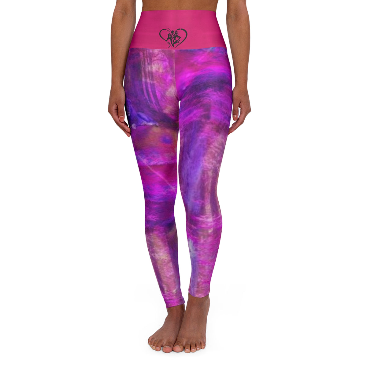 High Waisted HIP HOP ART Yoga Leggings (AOP)