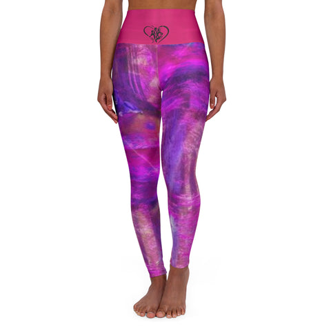 High Waisted HIP HOP ART Yoga Leggings (AOP)