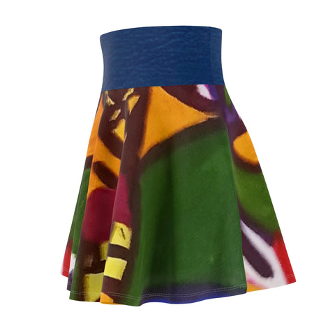Women's  HIP HOP ART Skater Skirt (AOP)