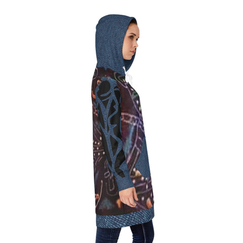 Women's HIP HOP ART Hoodie Dress (AOP)