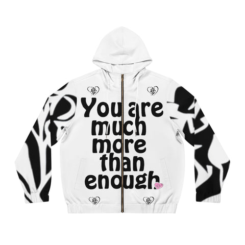 Men's Full-Zip  HIP HOP ART Hoodie (AOP)