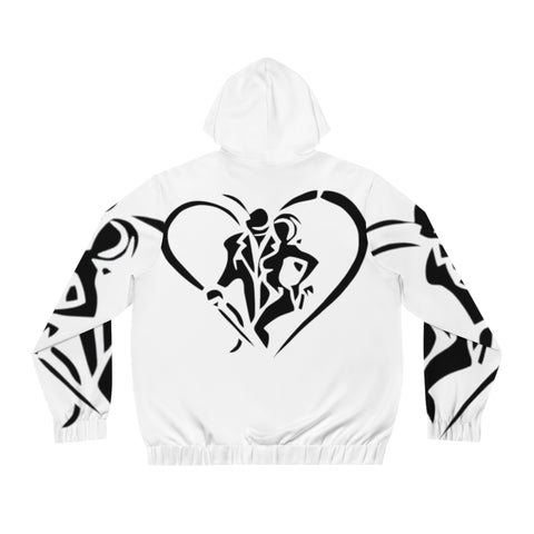 Men's Full-Zip  HIP HOP ART Hoodie (AOP)